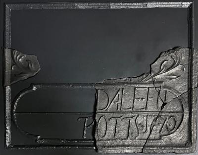 Fragments from a 1770 iron stove plate