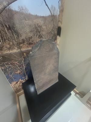 Original Headstone of Captain-Lieutenant James Moore